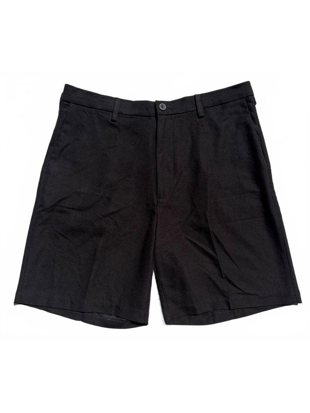 Chaps Men's 36 Black Dress Shorts Flat Front Polyester